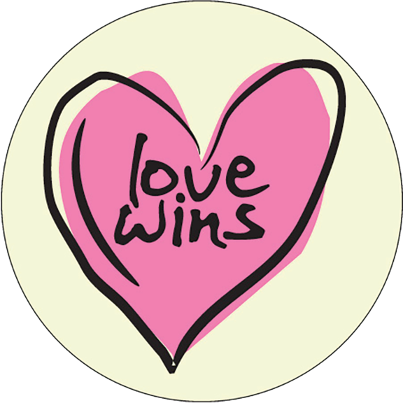 Love Wins Button