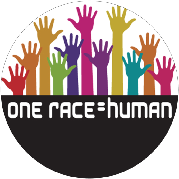 One Race Equals Human Button