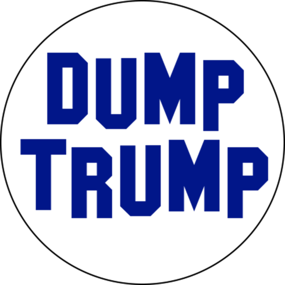 Dump Trump Button GONE