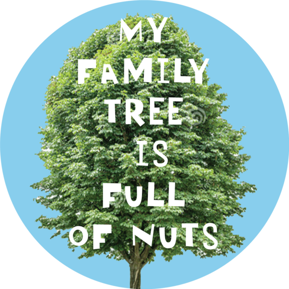 Full Of Nuts Button