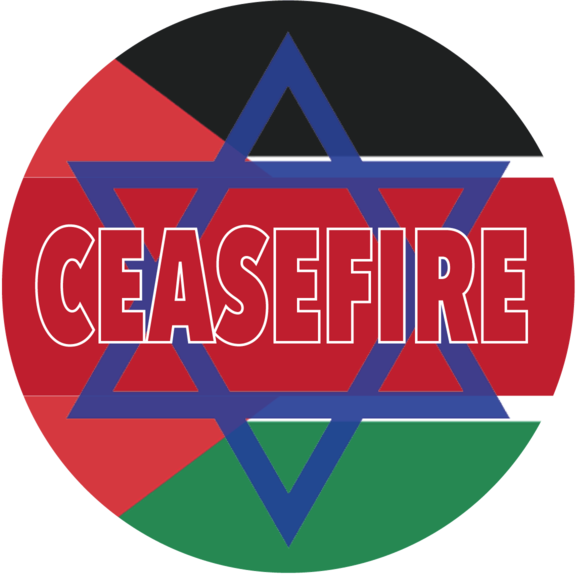 Ceasefire Israel Palestine Button