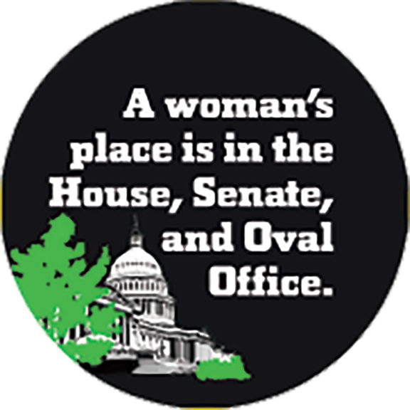 Woman's Place Button