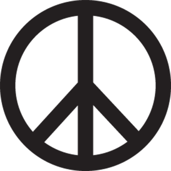 Peace Sign Button