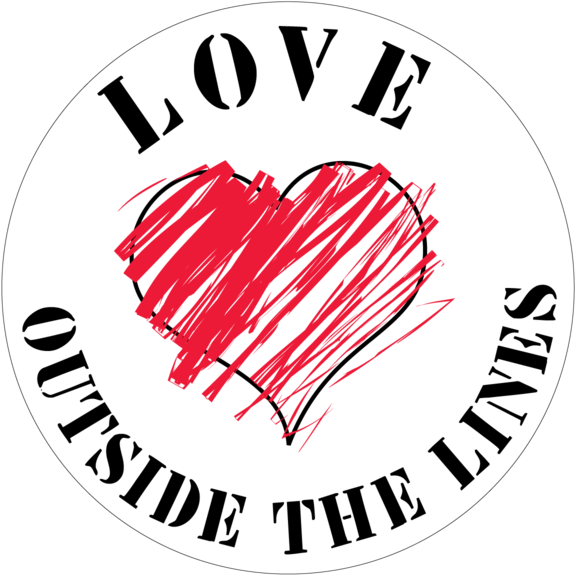 Love Outside The Lines Button GONE
