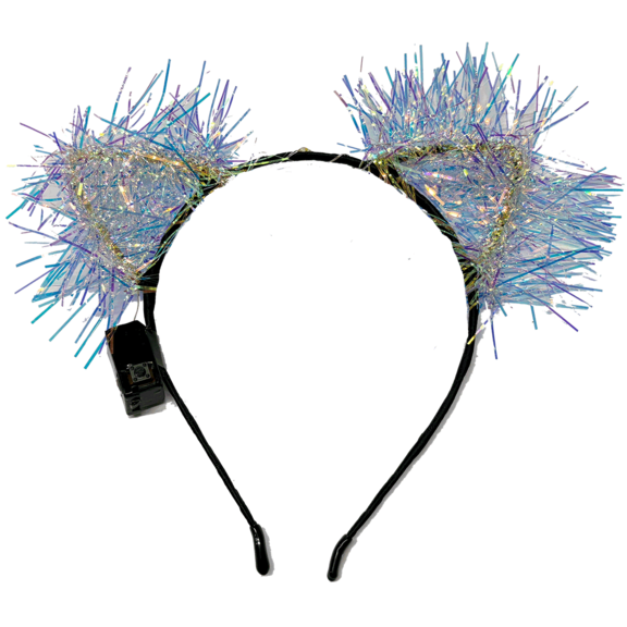 Lighted Tinsel Party Headband