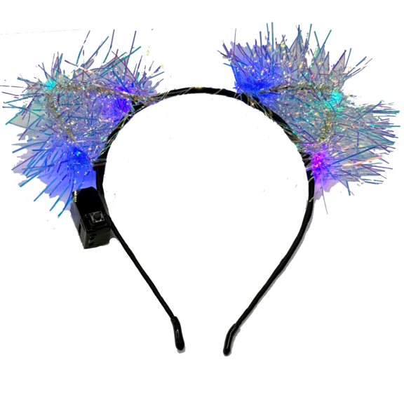 Lighted Tinsel Party Headband