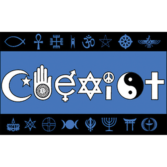 Religions Coexist Flag 3' x 5'