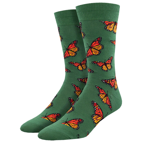 Butterfly Socks Green
