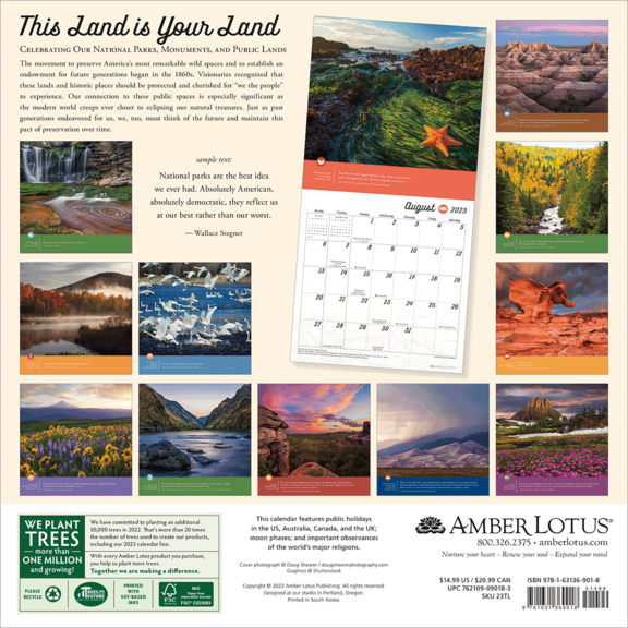 National Parks and Public Lands Calendar