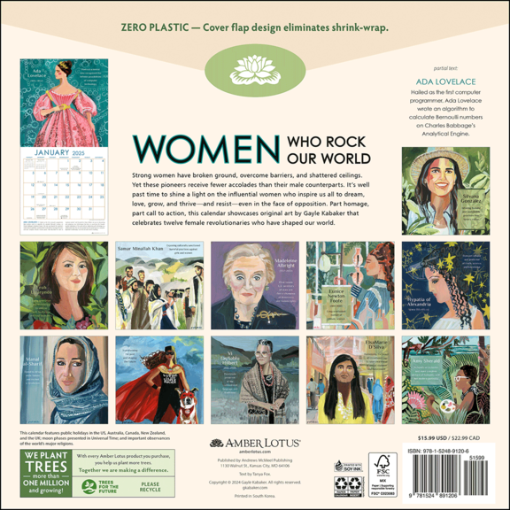 Women Who Rock Our World Calendar