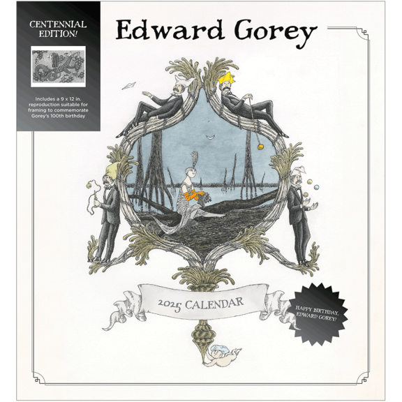 Edward Gorey Wall Calendar