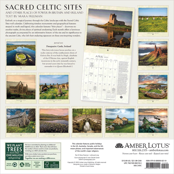 Sacred Celtic Sites Calendar