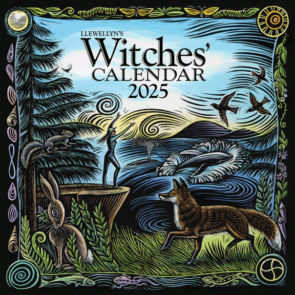 Witches Wall Calendar.