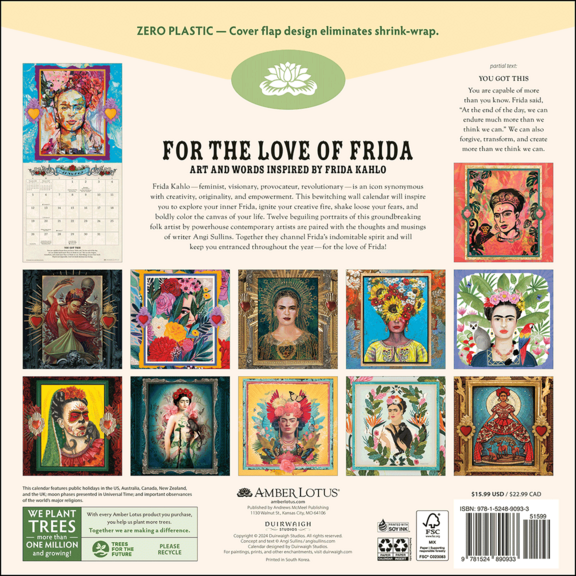 Frida Kahlo Calendar