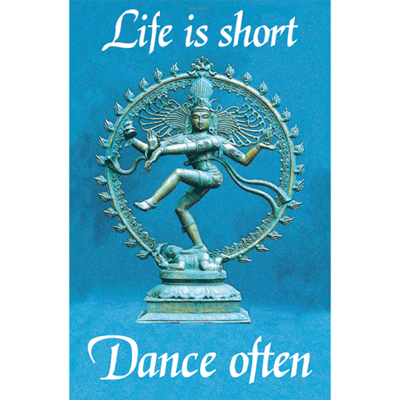 Life Is Short Dance Often Magnet