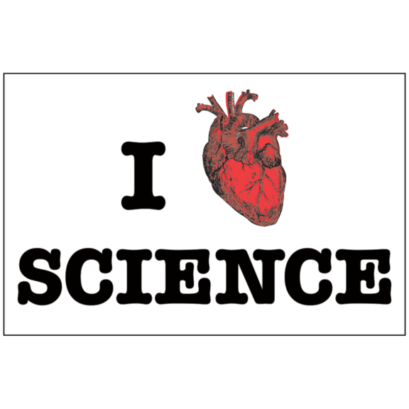 I Heart Science Magnet