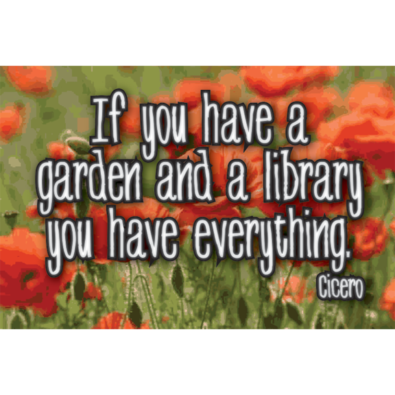 Garden And Library Cicero Magnet