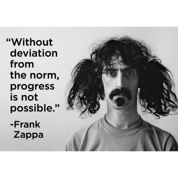 Without Deviation Frank Zappa Magnet