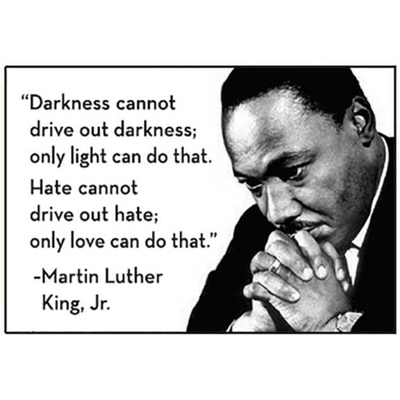 Only Love Martin Luther King Jr Magnet GONE