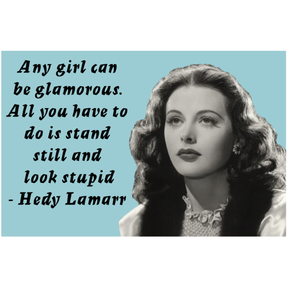 Glamorous Hedy Lamarr Magnet