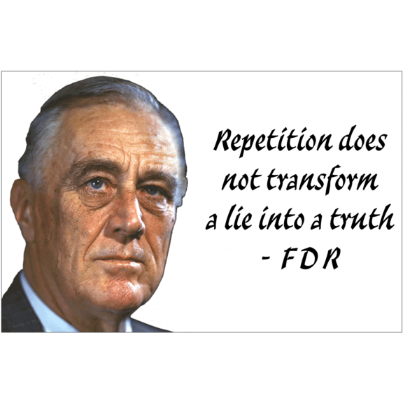 Lie Into A Truth FDR Magnet