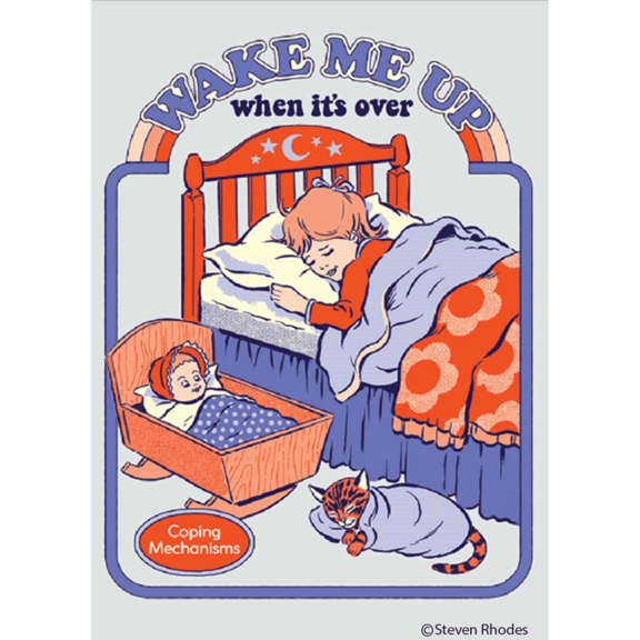 Wake Me Up When It's Over Magnet GONE