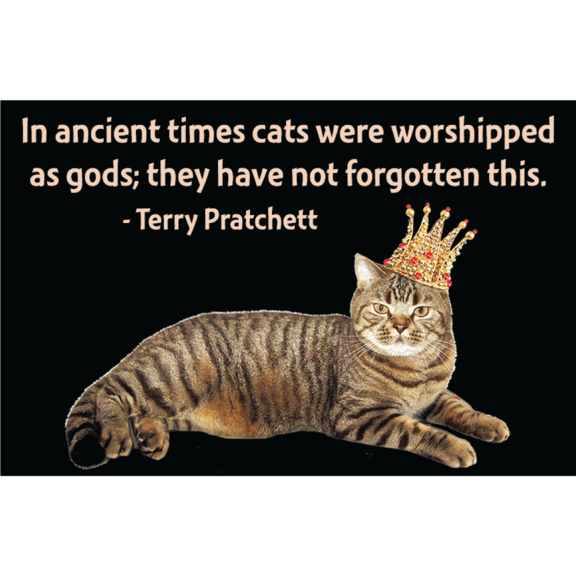 Cats Were Worshipped Magnet