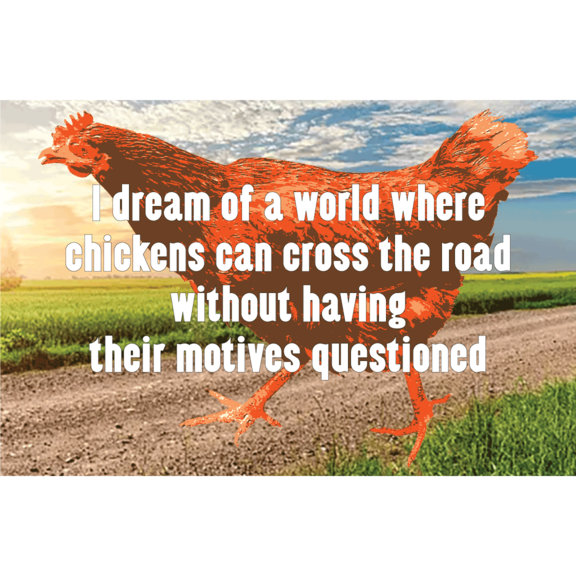 Chicken Motives Magnet