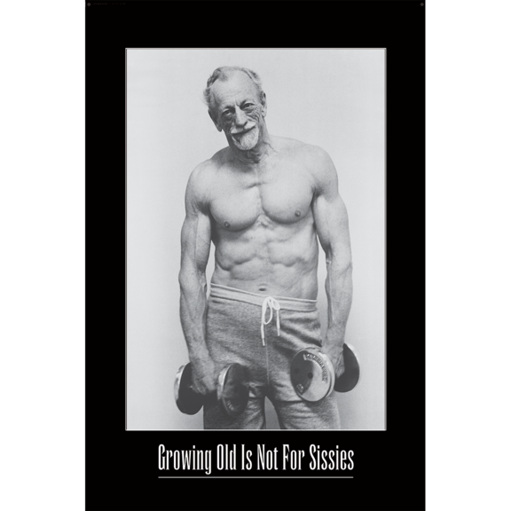 Growing Old Man 18&quot; x 24&quot; Poster GONE