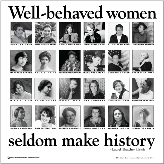 Well-Behaved Women Poster GONE