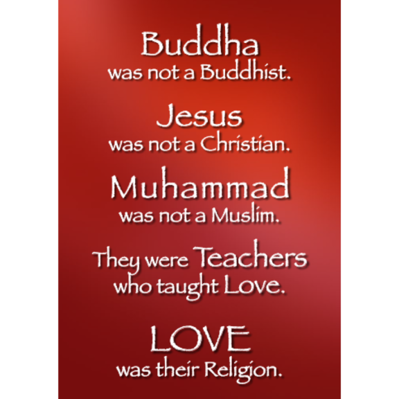 Love Was Their Religion Poster GONE