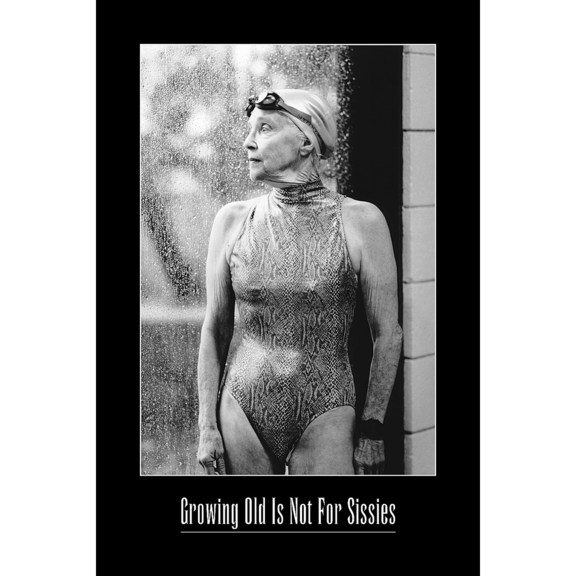 Growing Old Woman Poster GONE