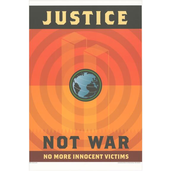 Justice Not War Poster