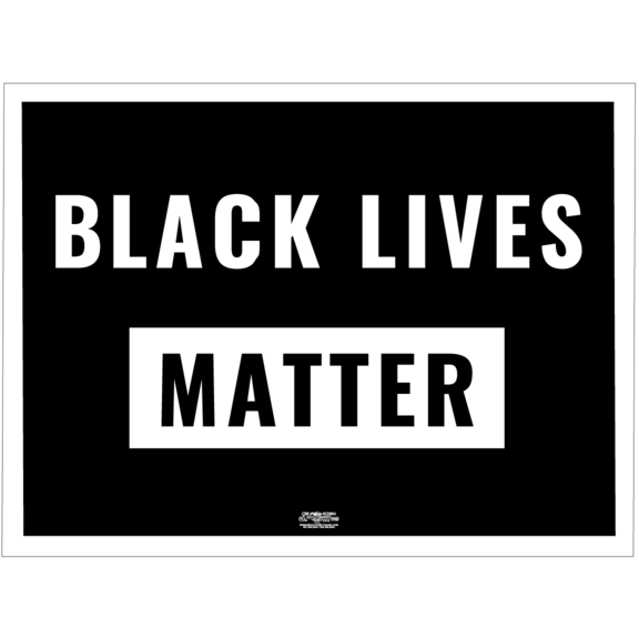 Black Lives Matter Sign