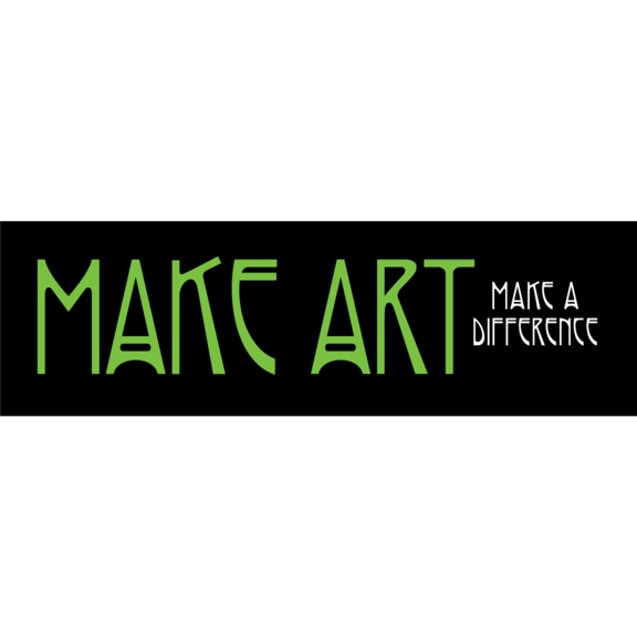 Make Art Make A Difference Sticker  GONE