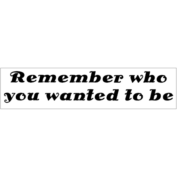 Remember Wanted Bumper Sticker