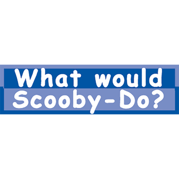 What Would Scooby Do Bumper Sticker