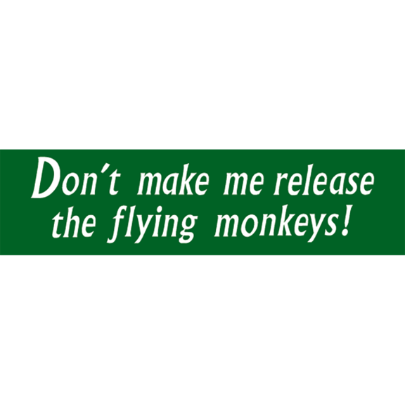 Flying Monkeys Bumper Sticker