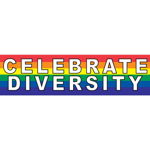 Celebrate Diversity Bumper Sticker