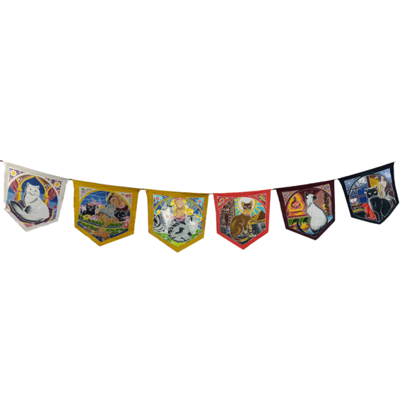  The Cat Magic Goddess Flags Banner