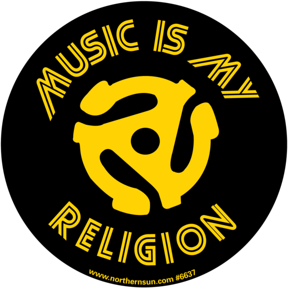 Music Is My Religion Sticker