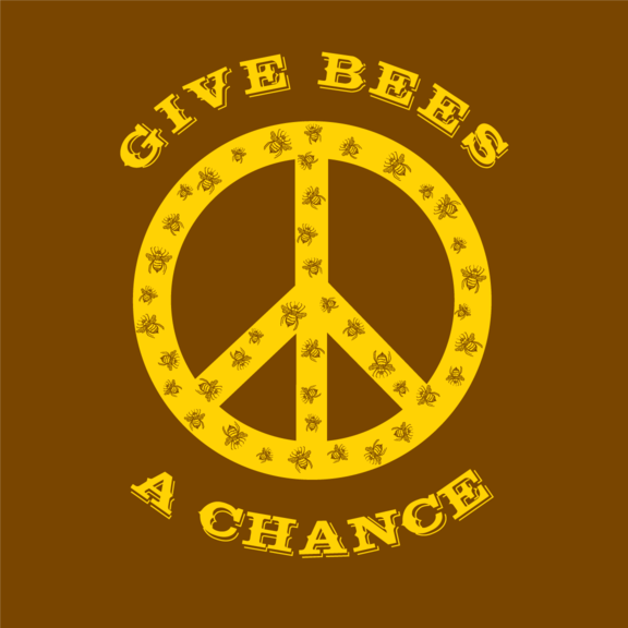 Give Bees A Chance Sticker