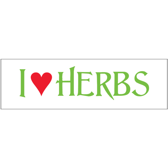 I Love Herbs Sticker