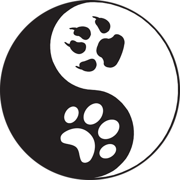 sadel Perfervid innovation Paws Yin Yang Sticker