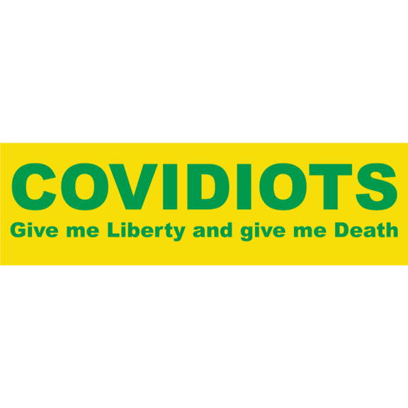 Covidiots Sticker