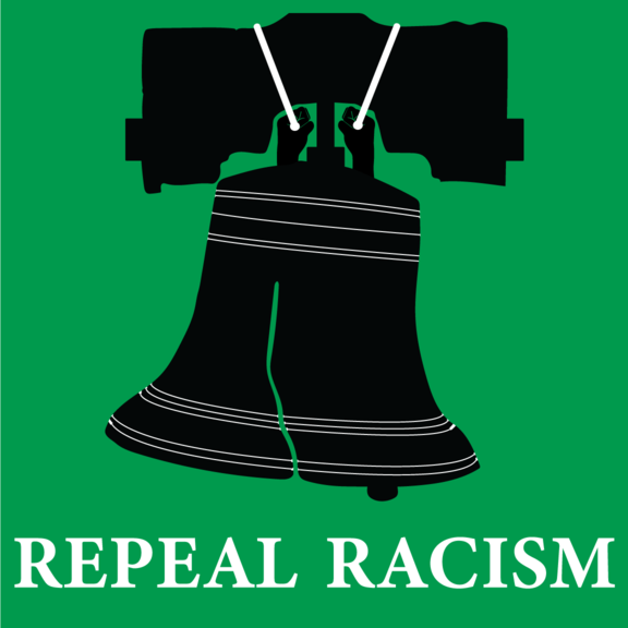 Repeal Racism Sticker GONE