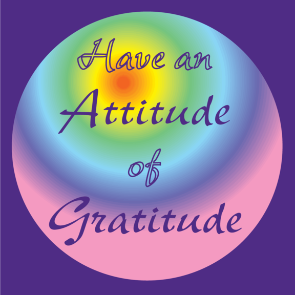 Attitude of Gratitude Sticker