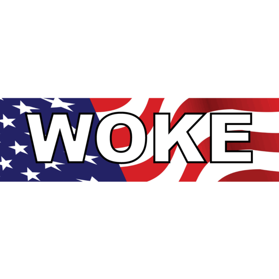 Woke America Sticker
