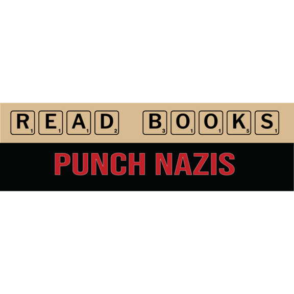 Read Books Punch Nazis Sticker