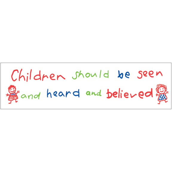 Children Should Be Seen Bumper Sticker